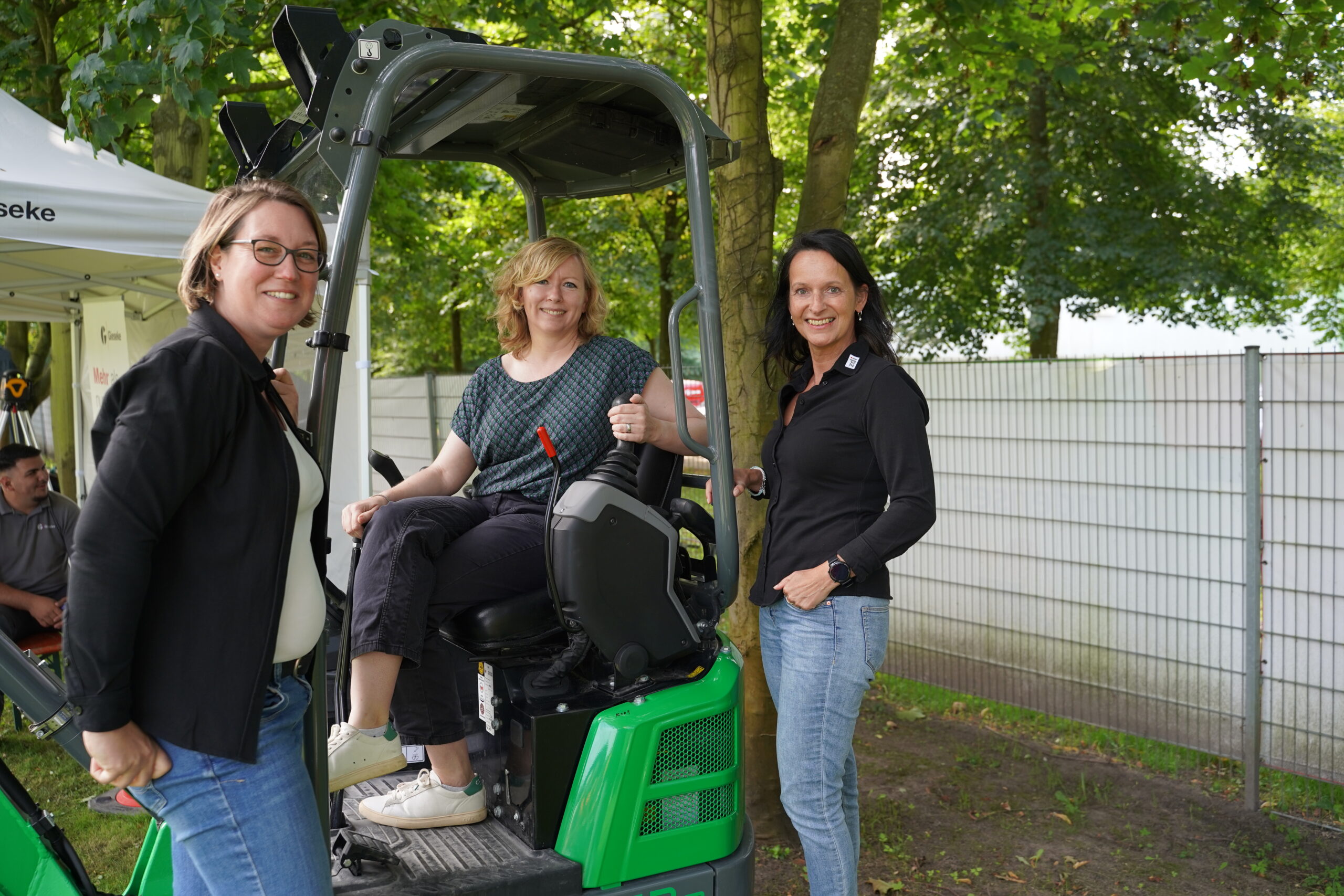 Dr. Wiebke Wesseling (zdi Kreis Steinfurt), Camilla Spitzer (zdi-Landesgeschäftsstelle), Gabi Wenke (zdi Kreis Steinfurt)